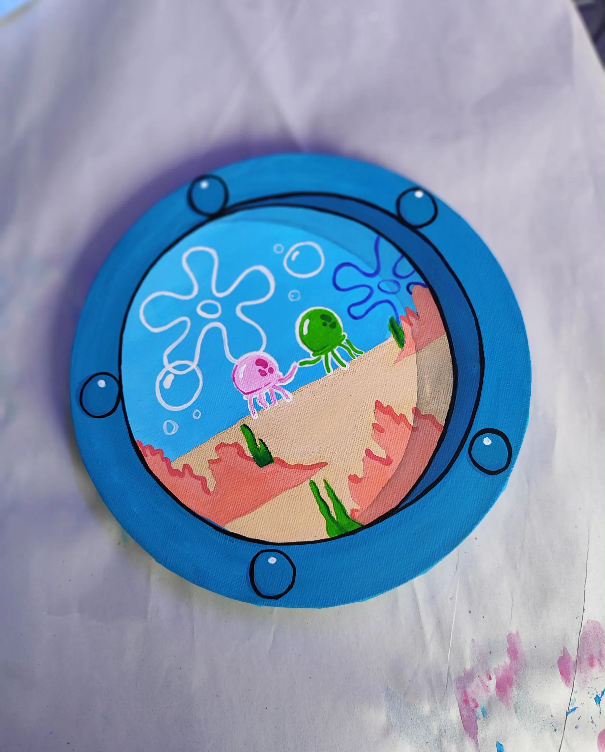 Pinta tu ventana de Bob Esponja
